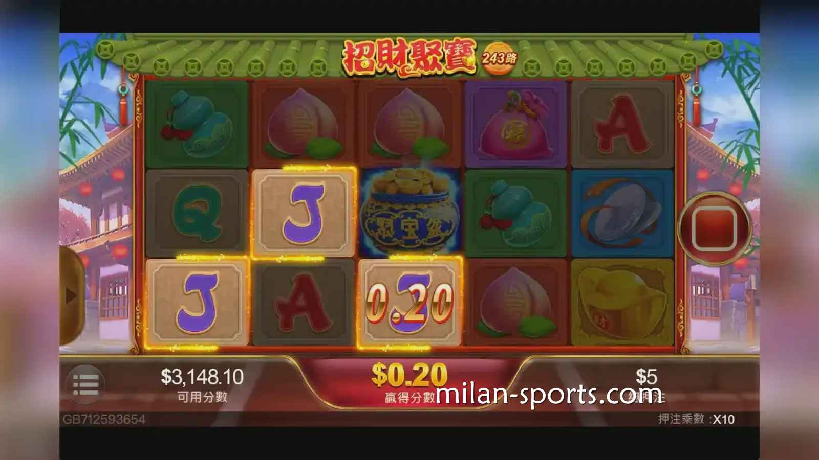 BB体育：《聚宝财神》老虎机，多多聚宝获取高额奖励