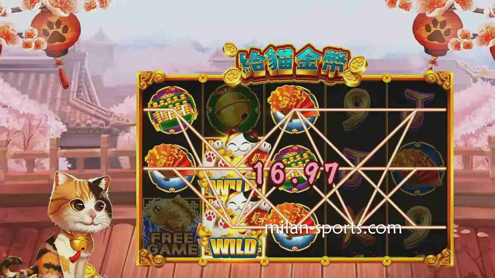 《给猫金币》游戏充满卡通风格与日系元素，在BB体育极易上手